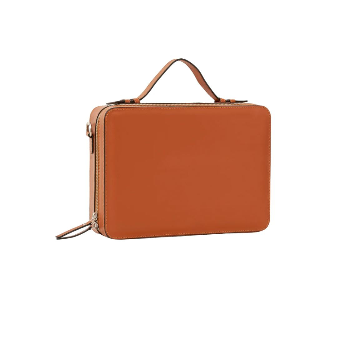 Mini Briefcase Tan