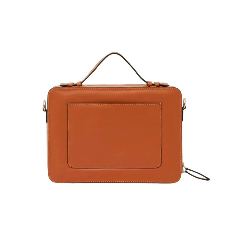 Mini Briefcase Tan