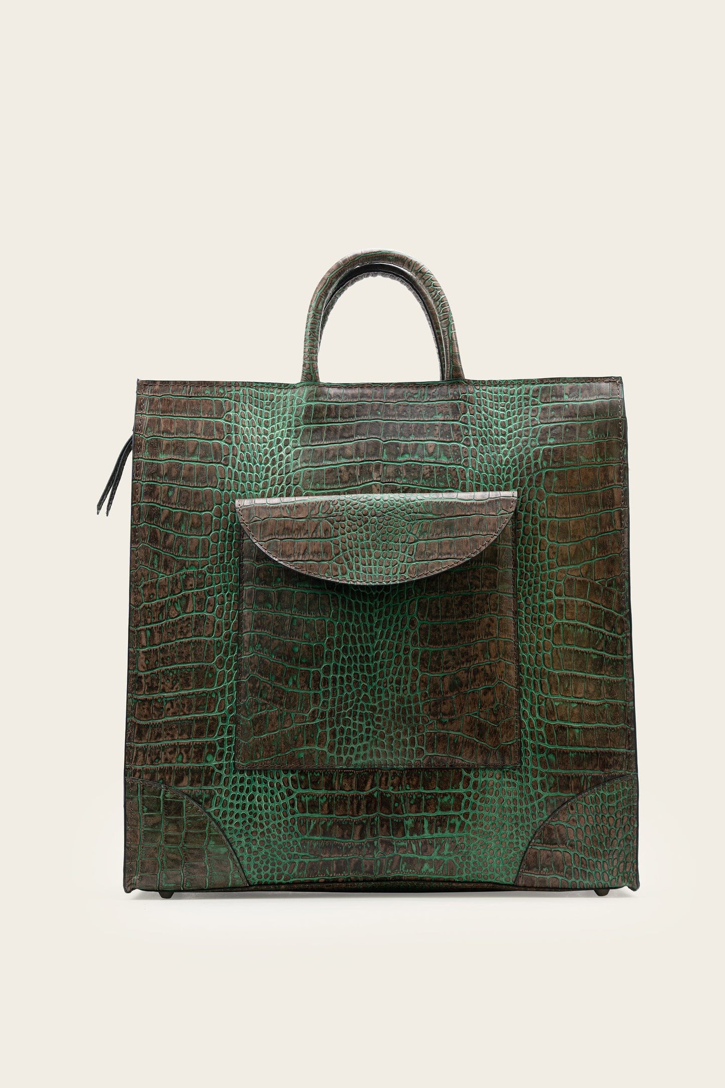 Box Tote Rare Green-Size 15