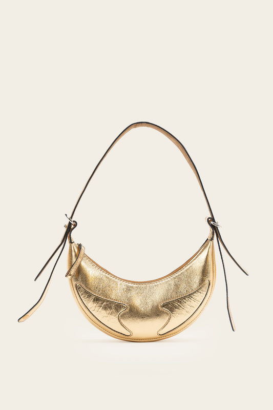 Selena Metallic Gold with Panel Details