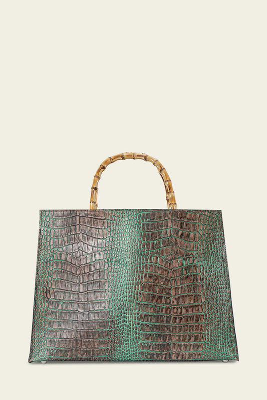 Bamboo Tote Rare Green