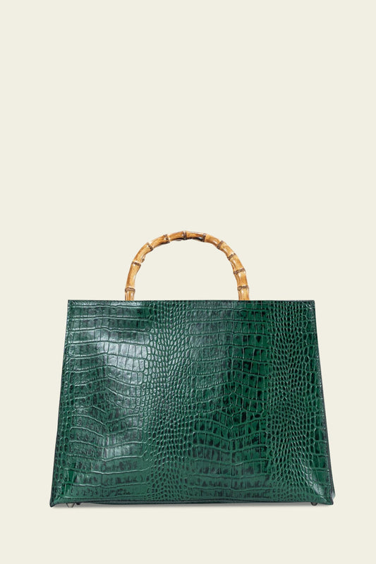 Bamboo Tote Forest Green