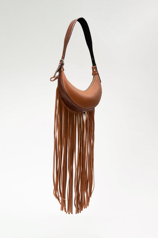 Selena Fringe in Terracotta