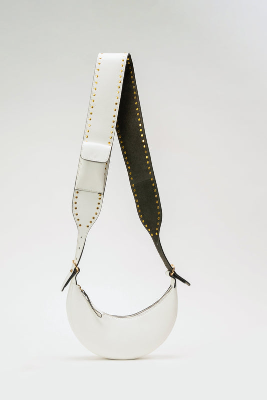Selena Off-White with Studded Strap