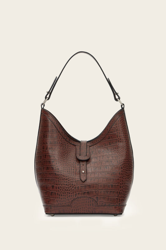 Barrel Top Handle Bag in Kaia