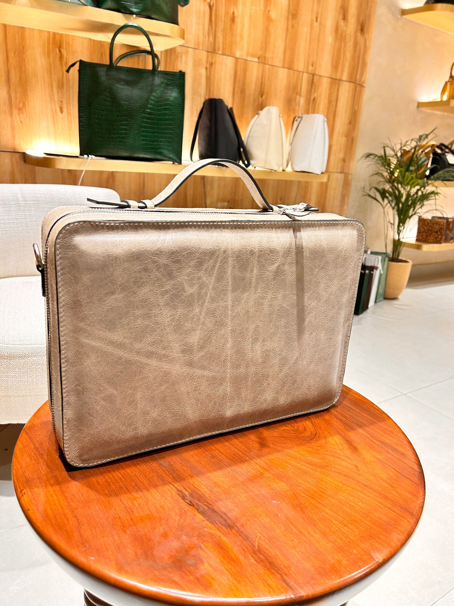Limited Edition Briefcase in Stonewash
