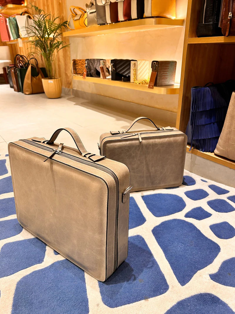 Limited Edition Briefcase in Stonewash